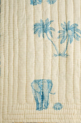 Lotus Organik Pamuk El Yapımı Yatak Örtüsü - uniqlooms.com